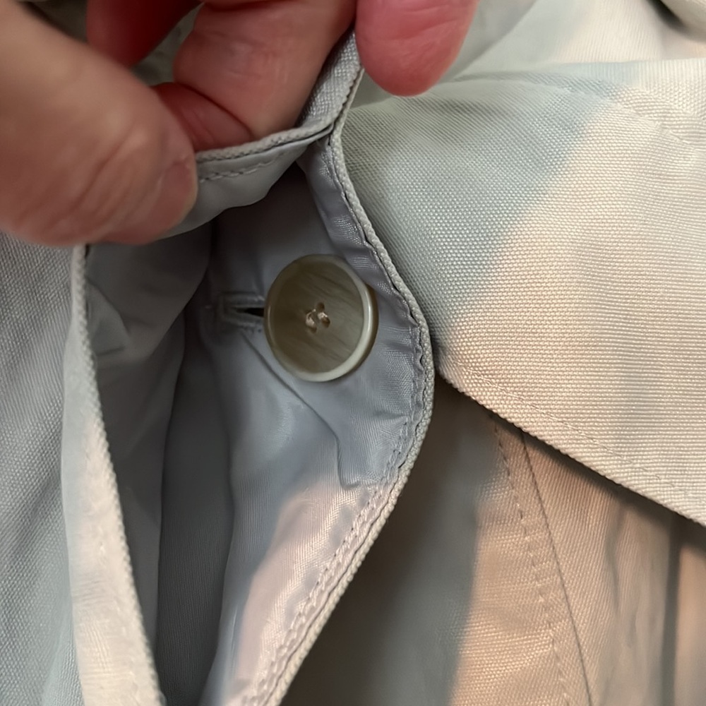 Talbots Petite Cropped Utility Jacket in Stone Gray - Picture 8 of 12